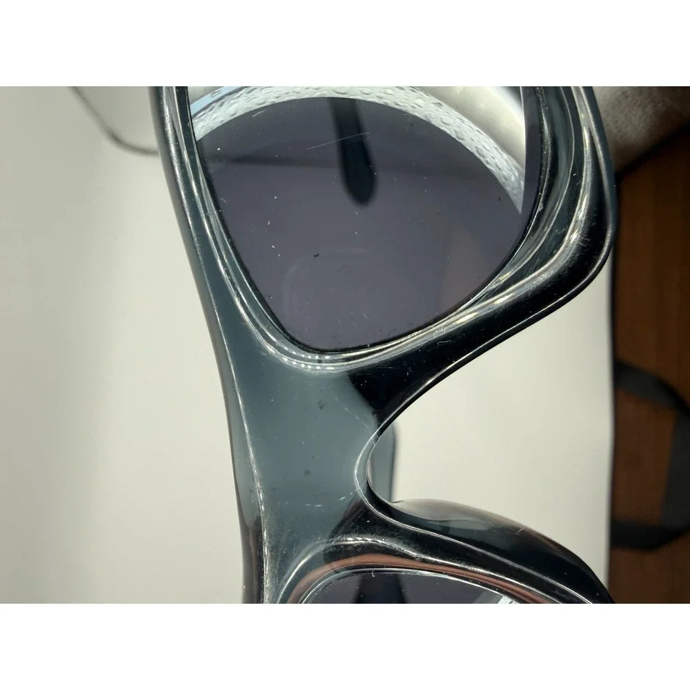 Oakley Monster Dog Sunglasses Black Iridium Lenses Vintage Wrap Frames